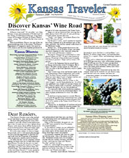 Kansas Traveler's Summer 2009 front page